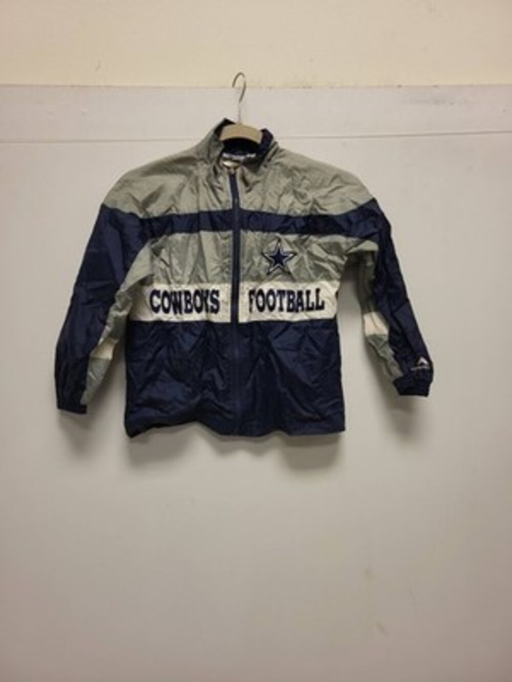 Vintage Mighty Mac Dallas Cowboys NFL Football Jacket Youth Size 7